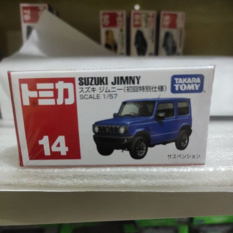 Tomica 14 Suzuki Jimny diecast mobil