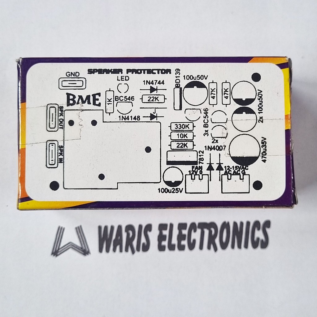 Speaker Protektor Mono 30A plus Supply Fan 12V Narrow Protector