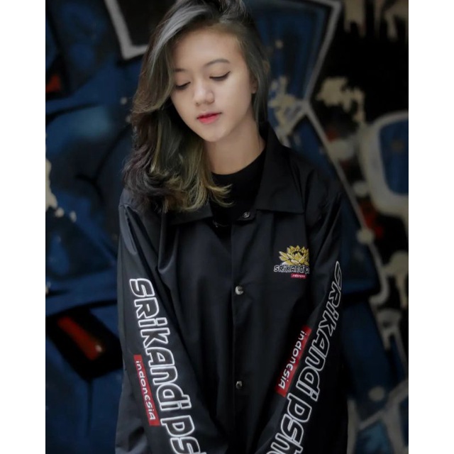 JAKET PARASUT CEWEK - JAKET COACH SRIKANDI - JAKET COACH PSHT - JAKET COACH TERATE