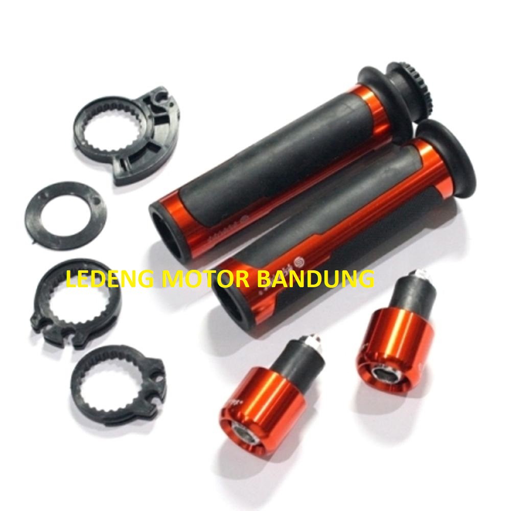 Handfat Barracuda Karet Handle Grip + Bandul Jalu Stang Motor CnC