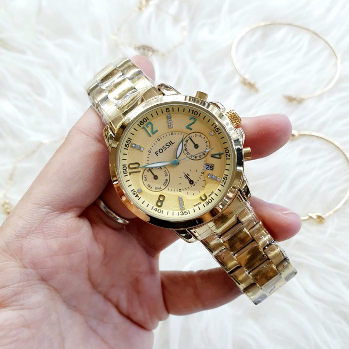 PROMO Jam Tangan Wanita FOSSIL Gratis Gelang
