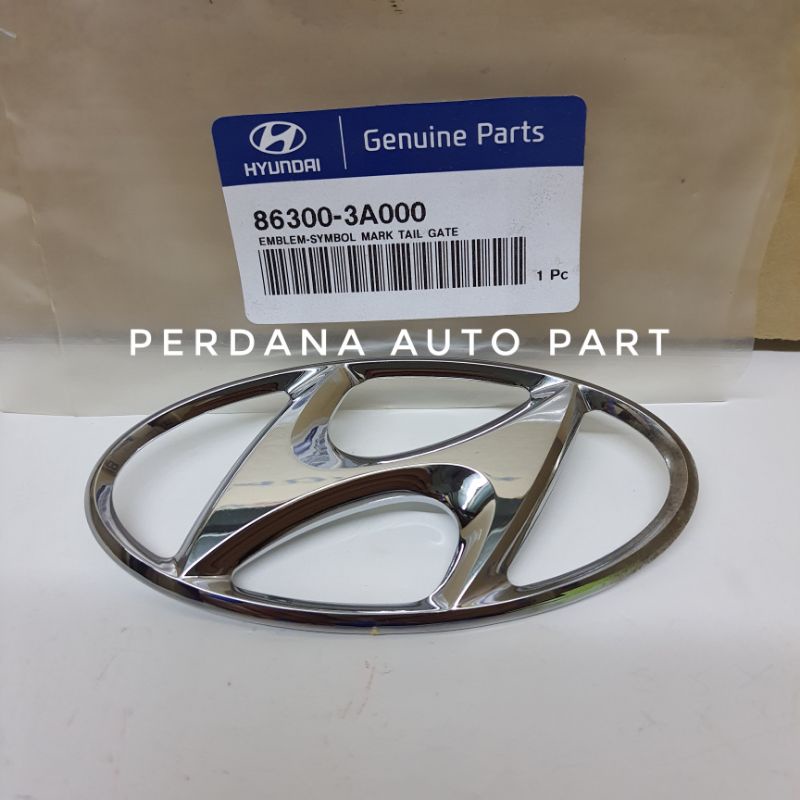 Emblem logo H Hyundai Matrix Atoz Getz Trajet Original