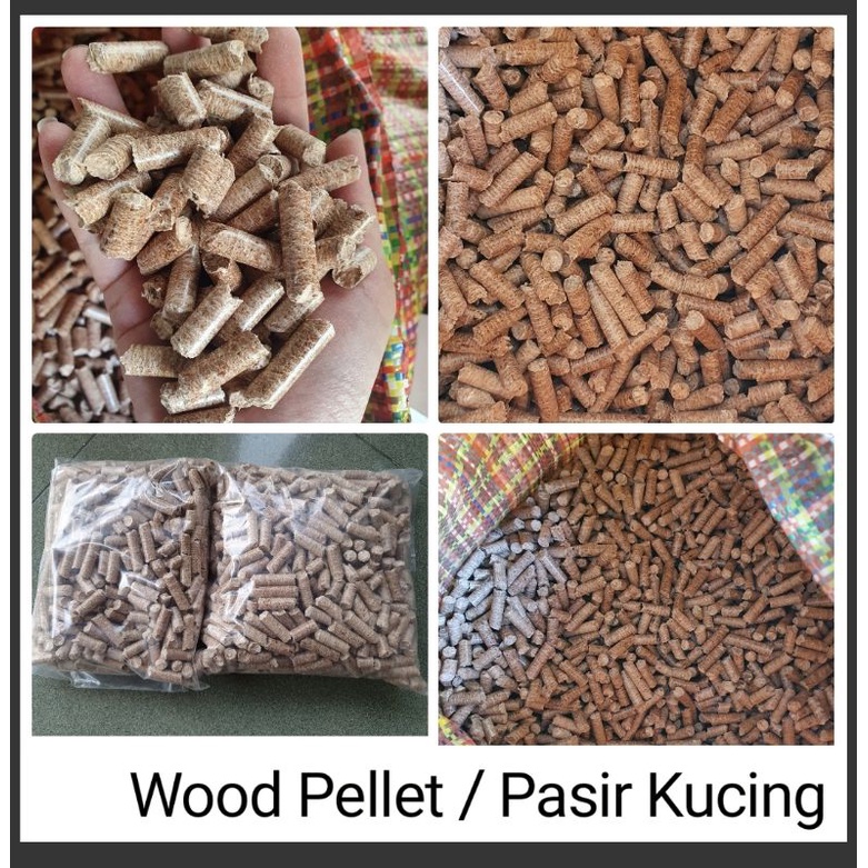 Jual Wood Pellet 1 Kg / Pelet Kayu / Alas Kandang Hewan Kucing/hamster ...