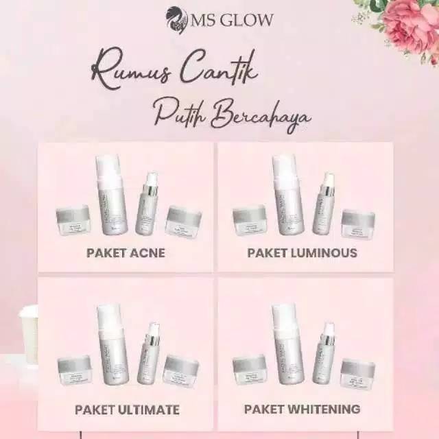 SKIN CARE MS GLOW 1 PAKET ACNE SERIES