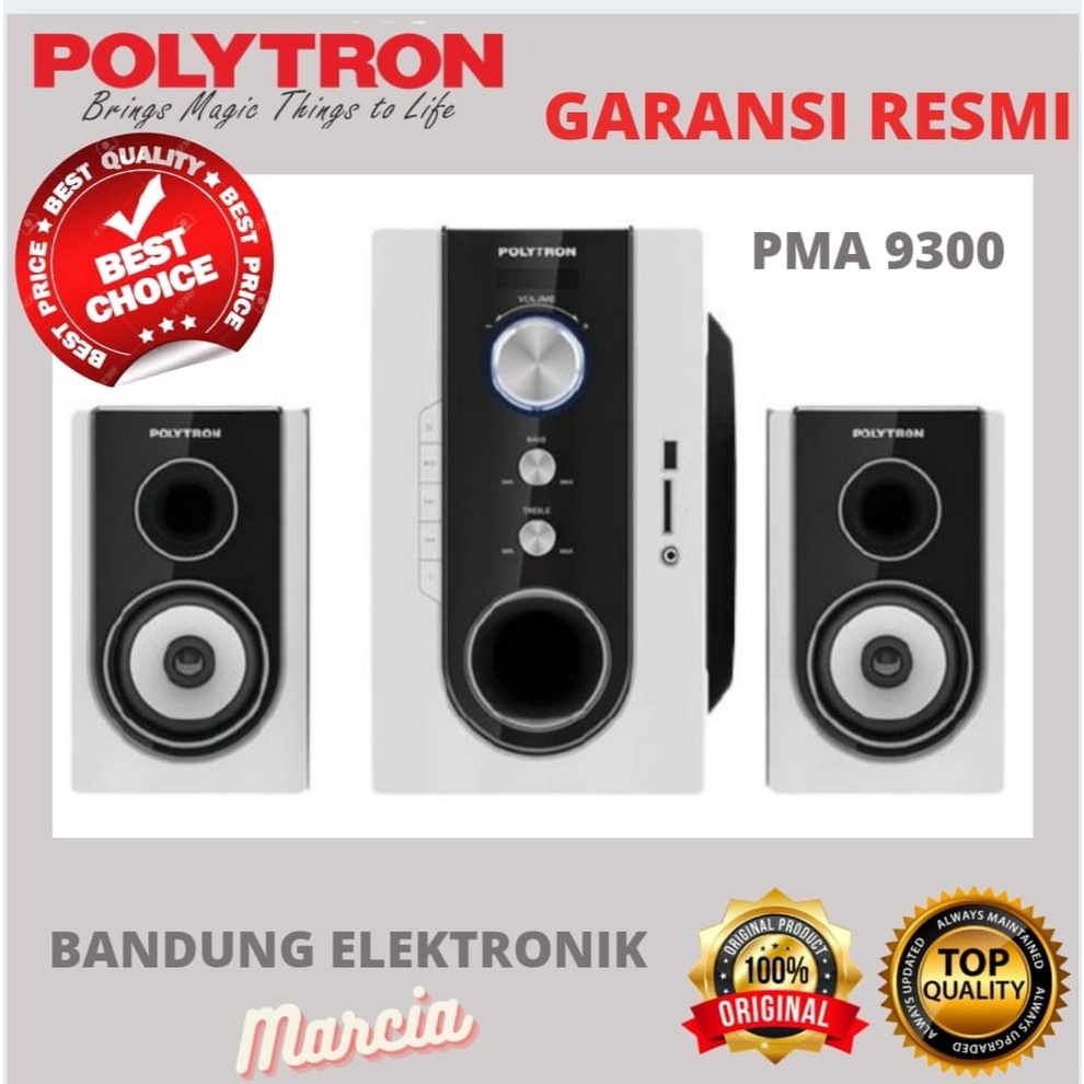 Speaker Polytron PMA-9300 / PMA9300 , Speaker Aktif Bluetooth Murah