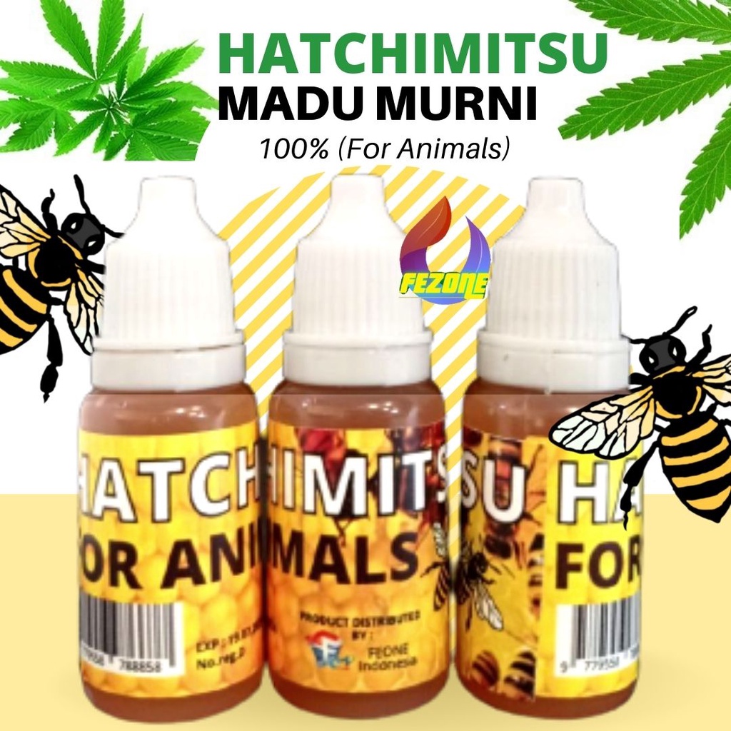 Madu Alami Murni 100% Kesehatan Hewan Sugar Glider Landak Kucing hamster 10ml FEZONE