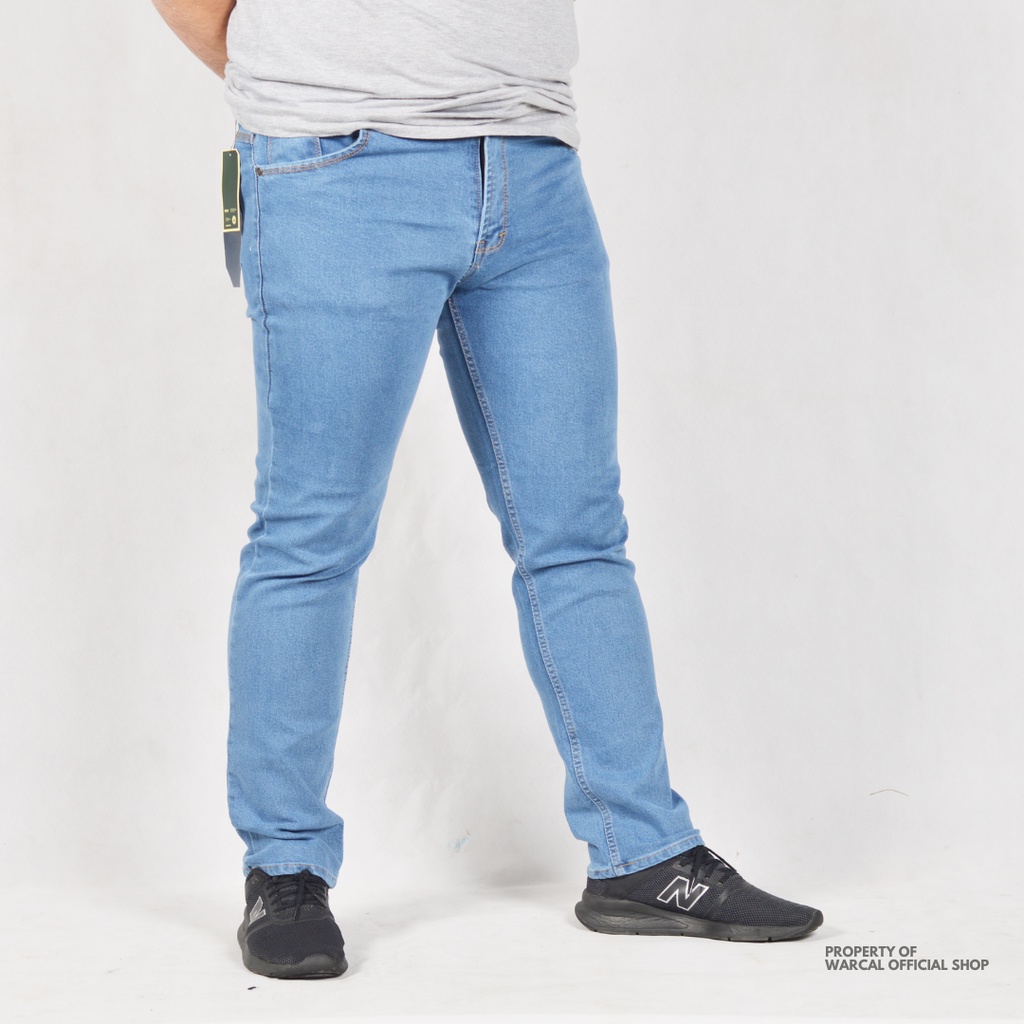 Celana BIG SIZE Pria Karet Jeans Jumbo Slimfit Bioblitz