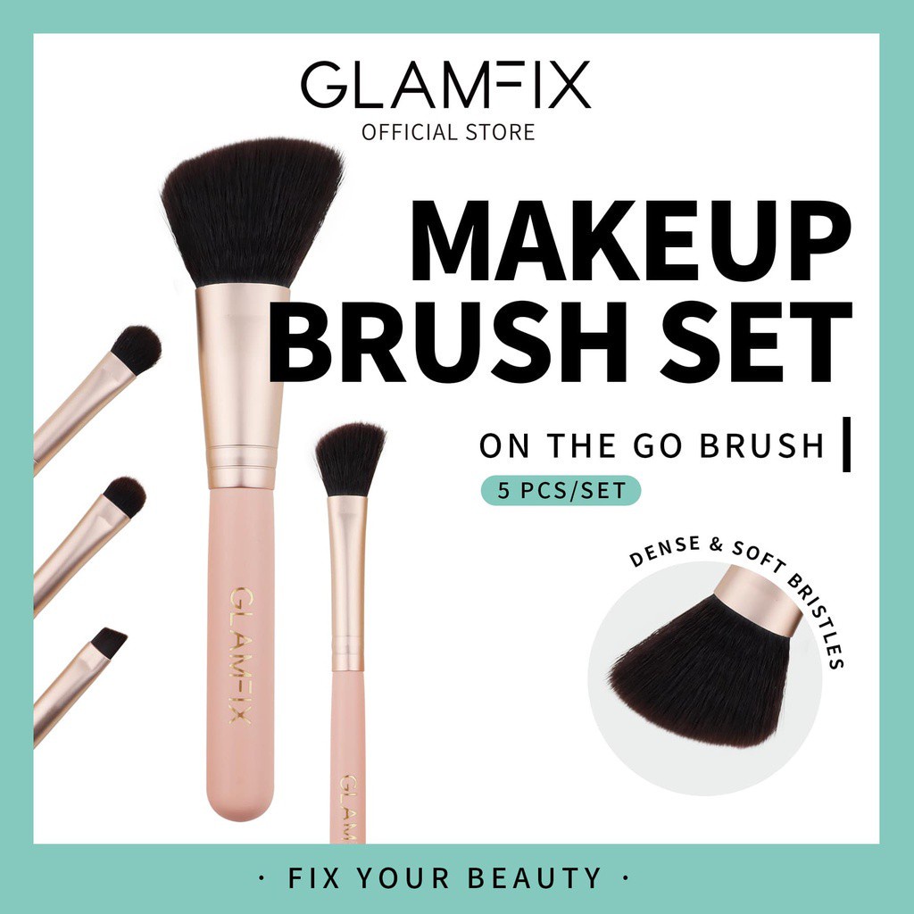 GLAMFIX ON THE GO BRUSH SET 5PCS / N015041