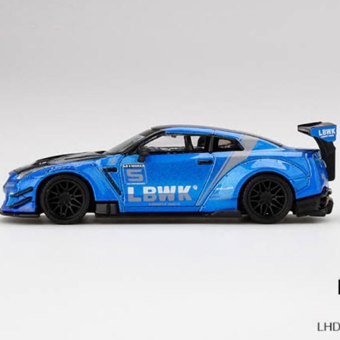 Mini gt libertywalk nissan gtr livery Blue LBWK