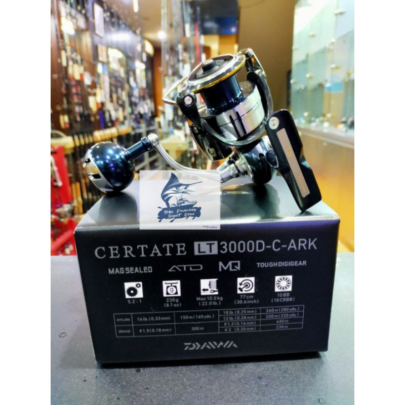 Reel DAIWA CERTATE LT 3000D-C ARK JAPAN