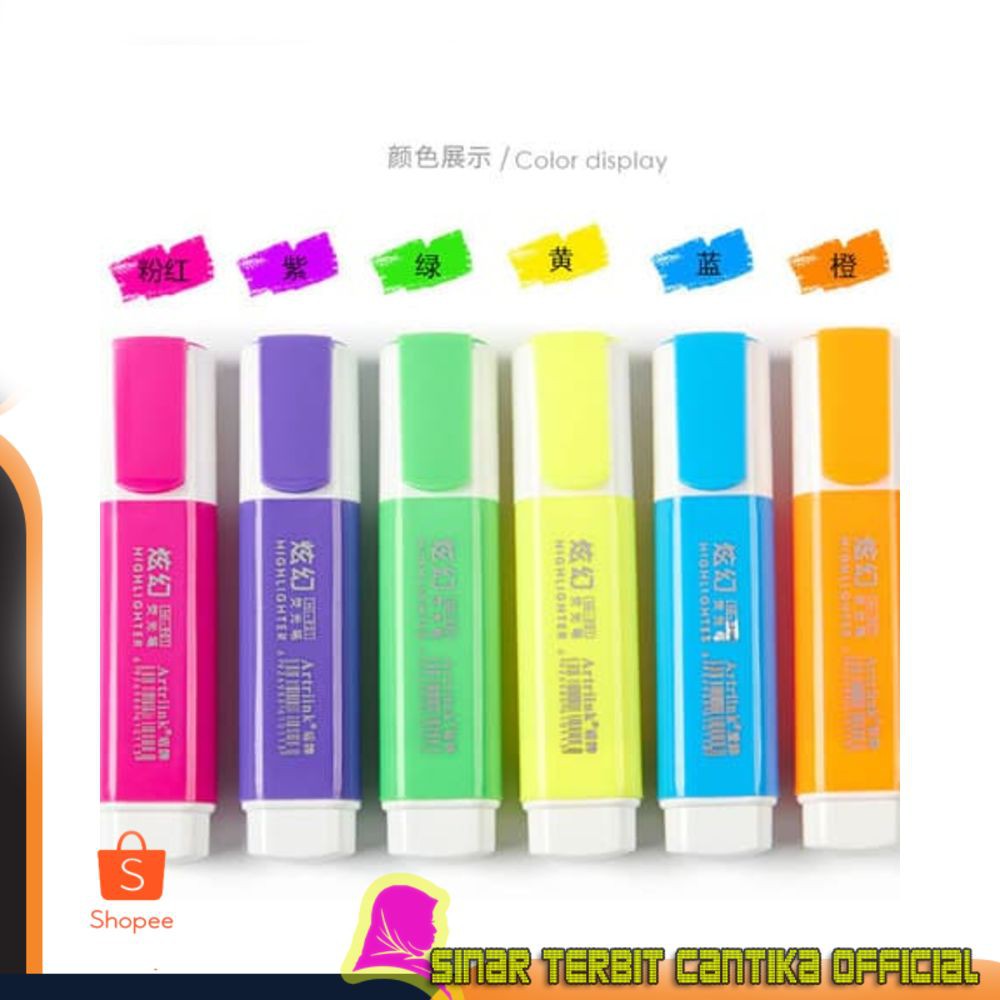

Promo Artriink Stabilo Highlighter Boss Joyko Neon Terang atk 1-5mm HI-901