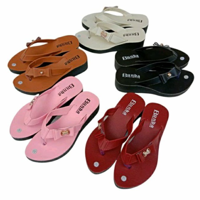 SANDAL WEDGES JEPIT AC -13 WANITA