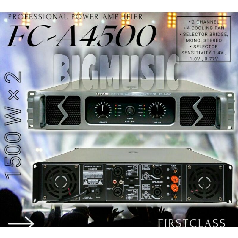 Power Firstclass FC A 4500 Original Amplifier FC A4500