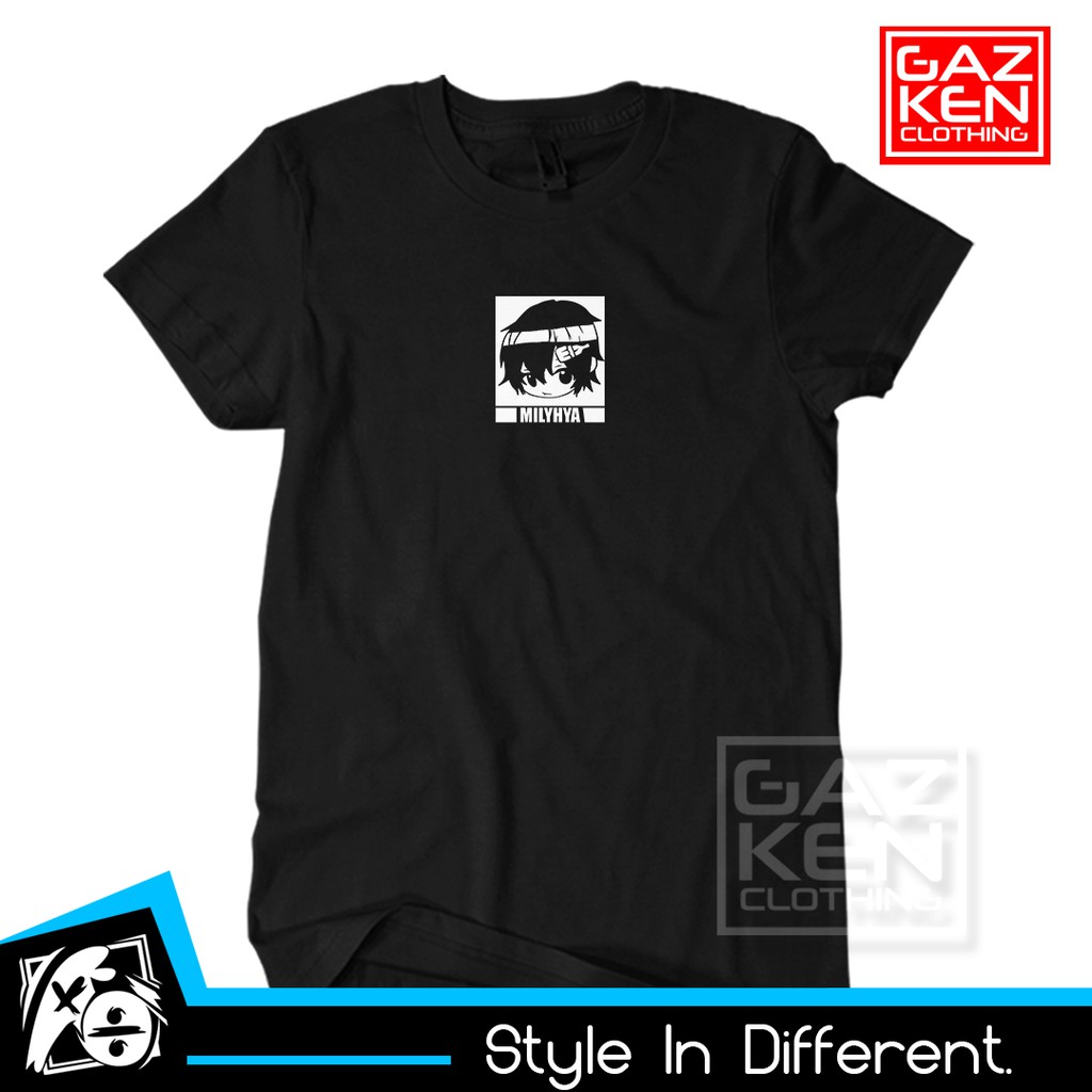 Kaos Milyhya Logo Baju Gamer Youtuber Channel Distro Gaming Cotton Combed 24s