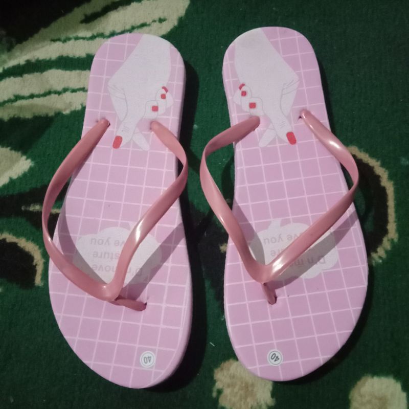 sandal jepit spon ping jari, sandal murah, sendal cewe