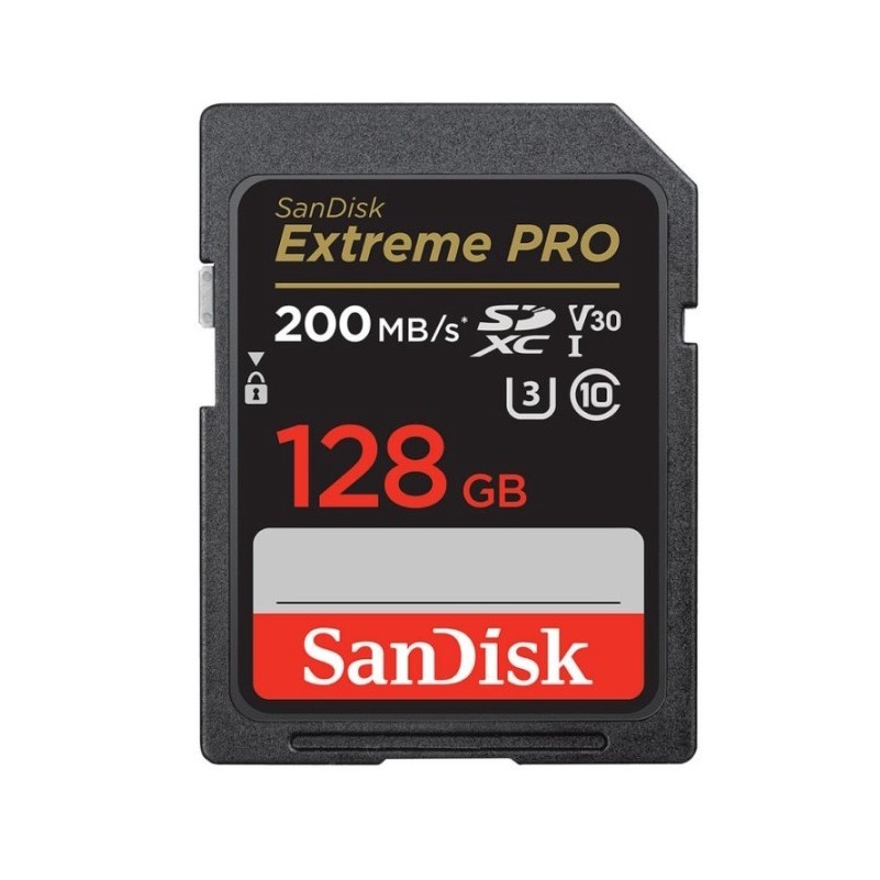 SanDisk Extreme Pro SDXC / SD Card 128Gb 200MBps - Garansi Resmi