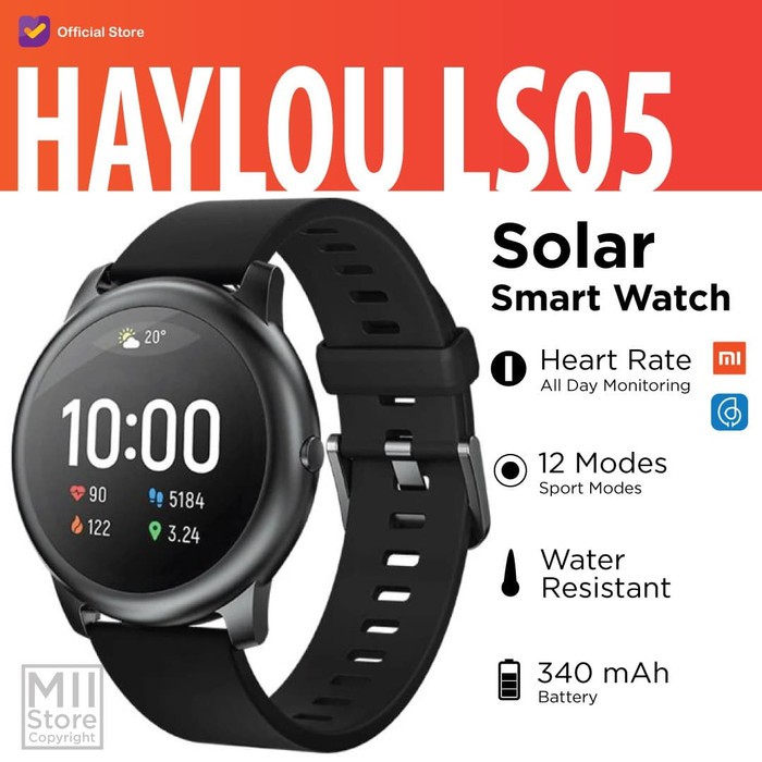 Haylou LS05 Solar Smart Watch