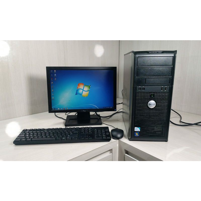 Paketan Dell 380 Tower Dual  Core E5800 Ram 2GB DDR 3 HDD 160GB Murah