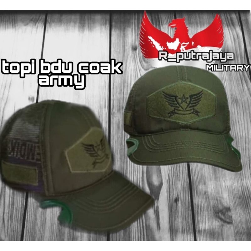 TOPI TACTICAL//TOPI TNI POLRI COAK PREMIUM