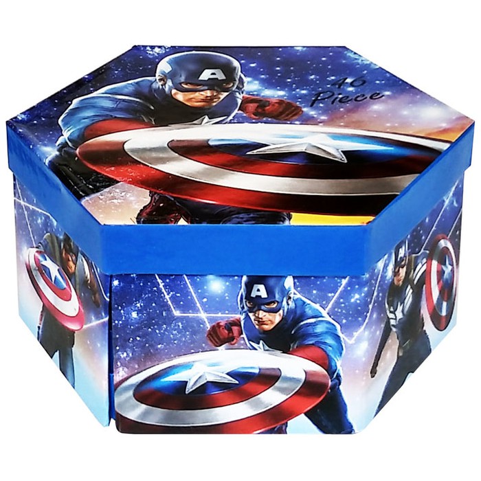 

DRAWING SET SEGIENAM CAPTAIN AMERICA