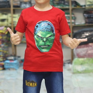  KAOS  LED  GROSIR  BAJU KAOS  ANAK  LED  TERMURAH SUPERHERO 