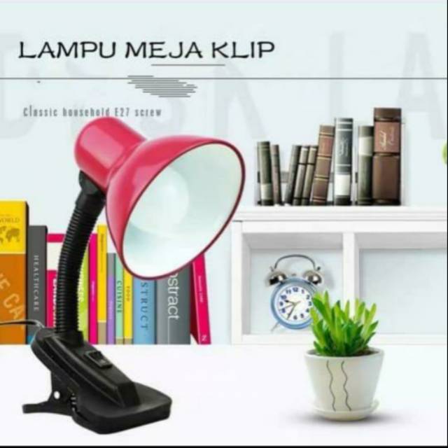 Fitting Lampu 108 Belajar, Lampu Kerja , Lampu Meja , Lampu Reptil jepit