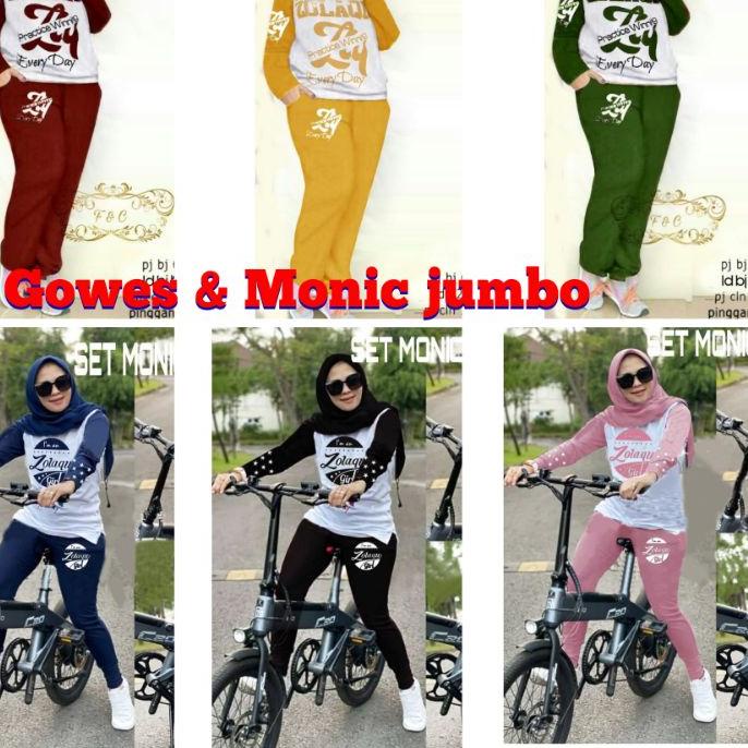♕ ✔️SET GOWES JUMBO/SET MONIC JUMBO ♔