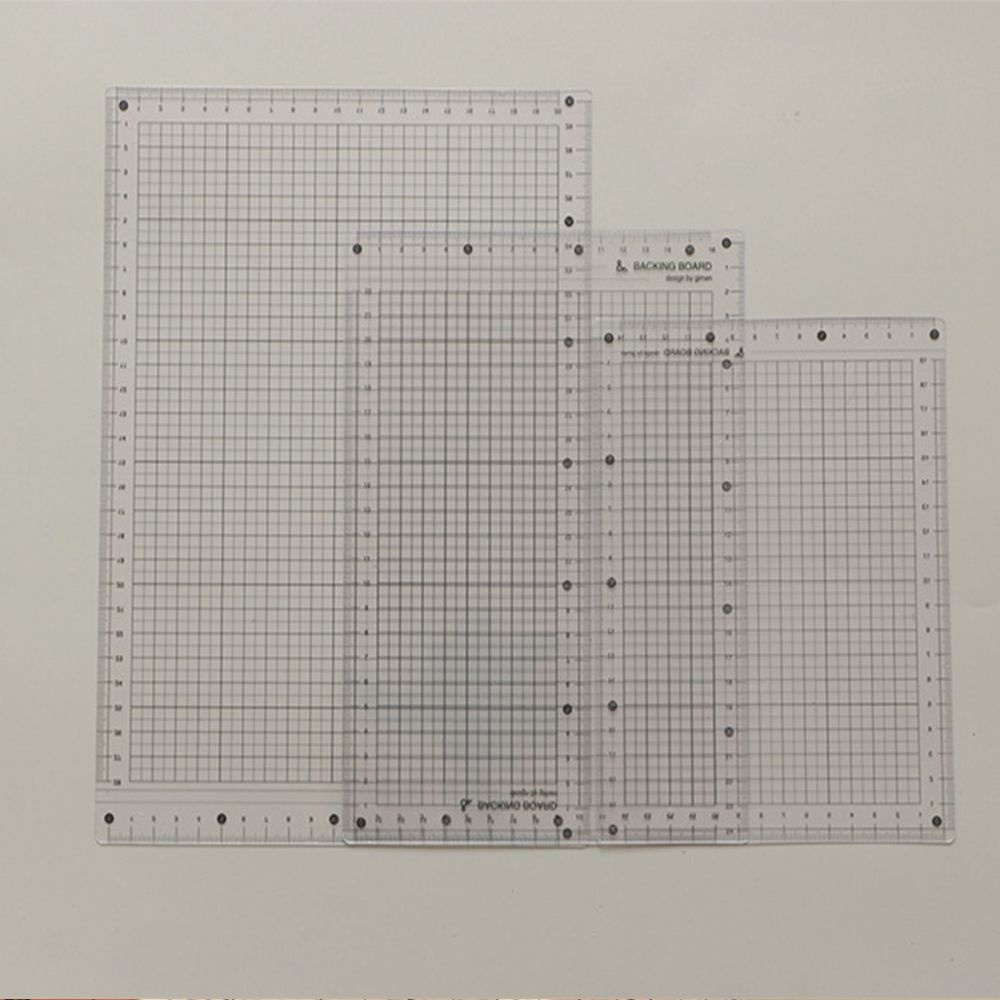 ELEGANT Flat Cutting Mats Waterproof Writing Pad Ruler Board Drafting School Transparent Grid Stationery Reuseable Drawing Clipboard