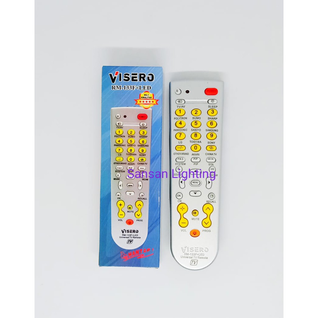 Remot TV Universal  Visero Remote Control