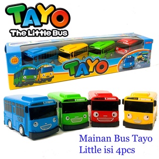 Image of thu nhỏ Bus Tayo Little isi 4pcs - Mainan Anak Set Anime Tayo Little Bus #0