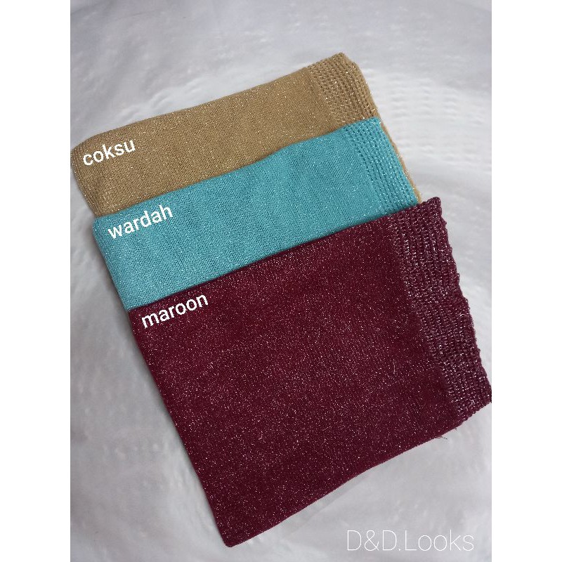 PASHMINA RAJUT GLITTER / TILE PESTA / PASHMINA RAJUT / PASHMINA / HIJAB RIAS PENGANTIN-3