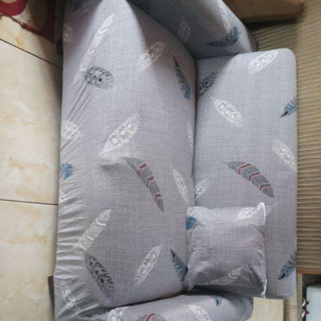 Cover Sofa 2 Seater Dudukan Import Elastis Stretch Sarung Penutup Pelindung Sofa