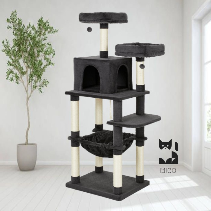 Rumah Kitten - Kandang Kucing Tingkat - Cat toys - Kandang Kucing MIEO