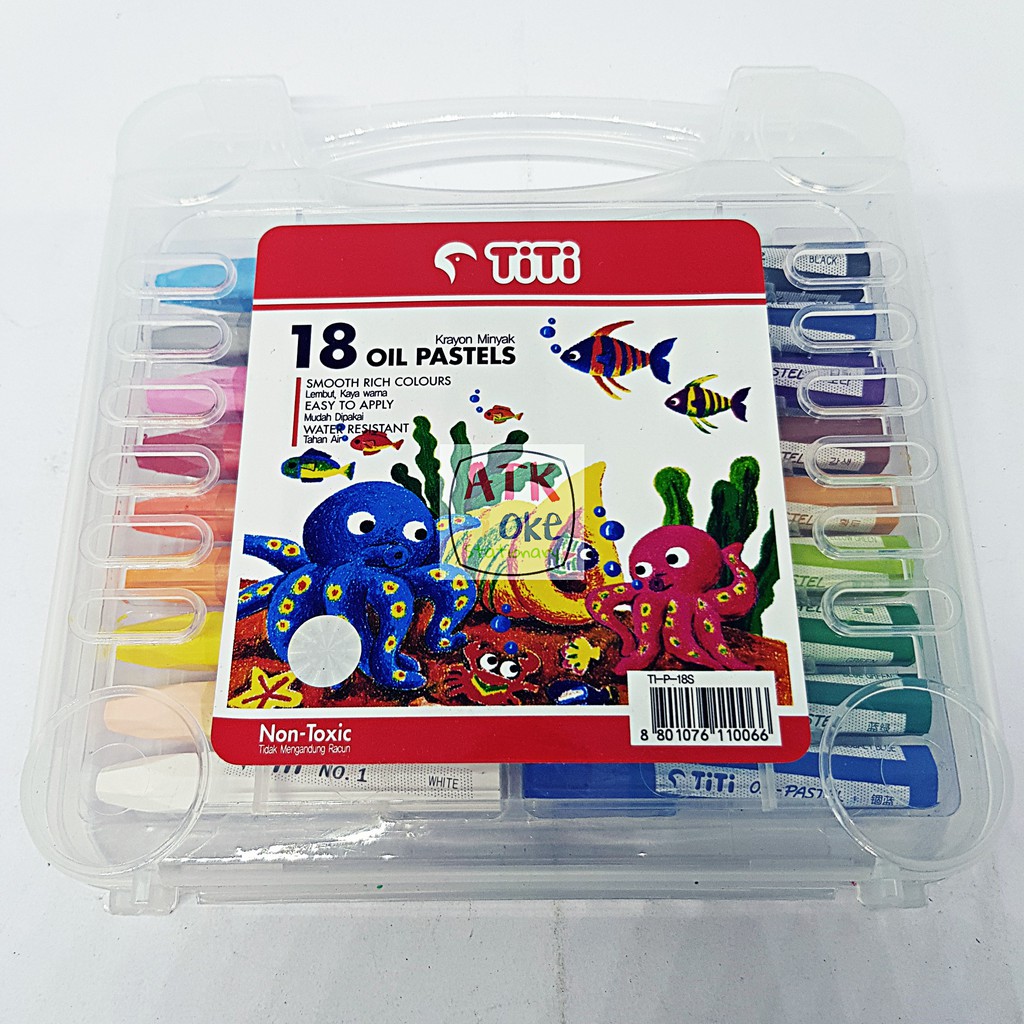 

Crayon Titi Oil Pastels Ti-P-18s 18