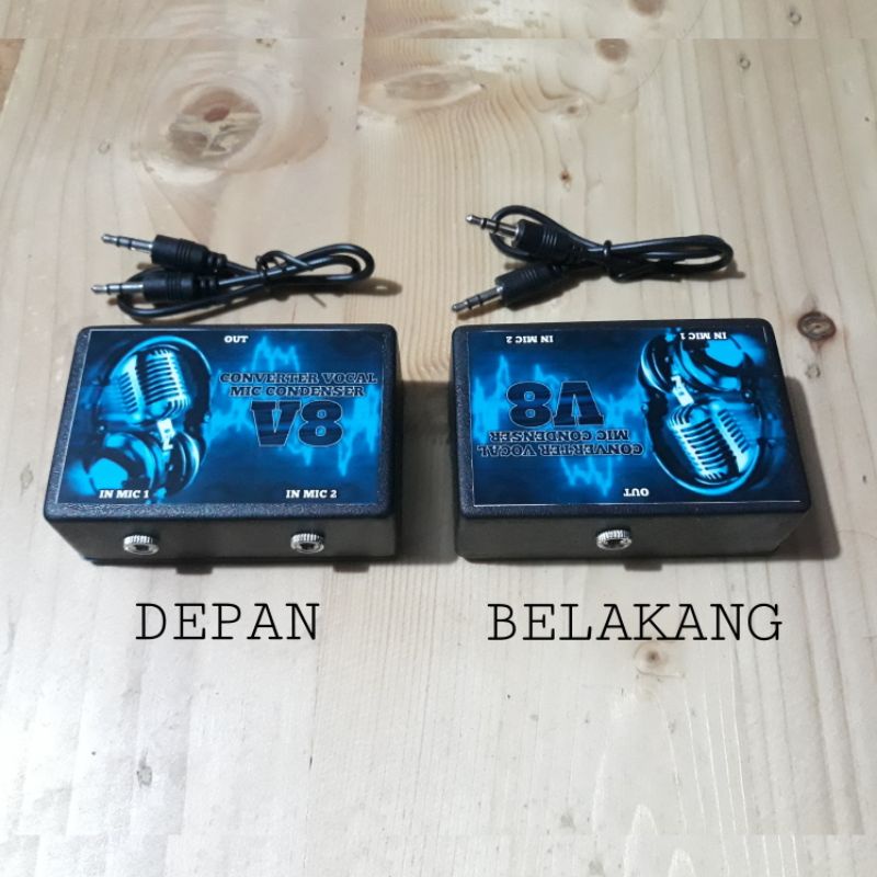 Converter Vocal, Untuk Menambah 2input Mic Condenser