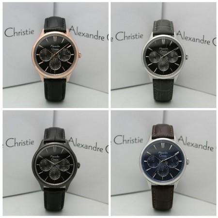 Jam Tangan Pria Original Alexandre Christie AC-6569MF/6569/ac6569/AC6569
