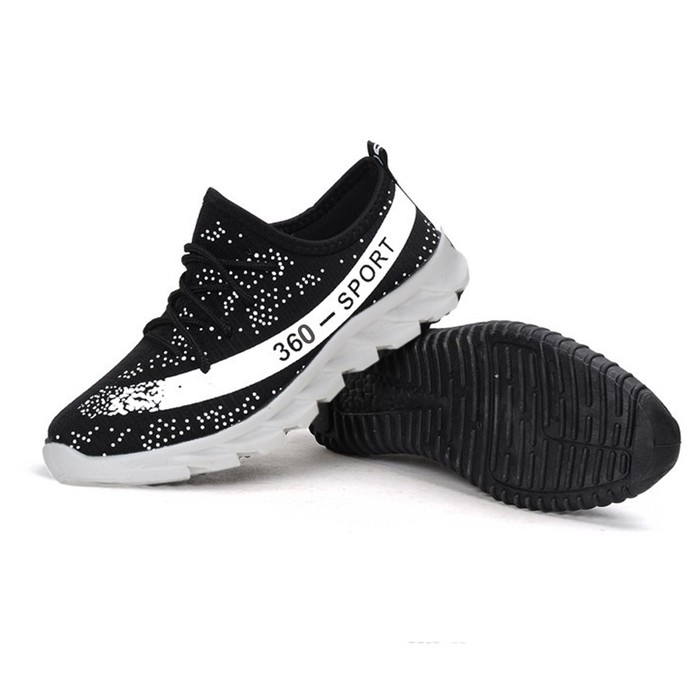 Odyssey React Sport-360 Running Shoes - Sepatu Sneakers Pria Wanita - Hitam 37