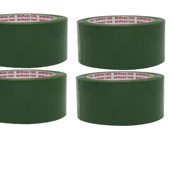 

☻ [Dapat 4pcs] Daimaru OPP Lakban Hijau 48mm x 90 Yard ♟
