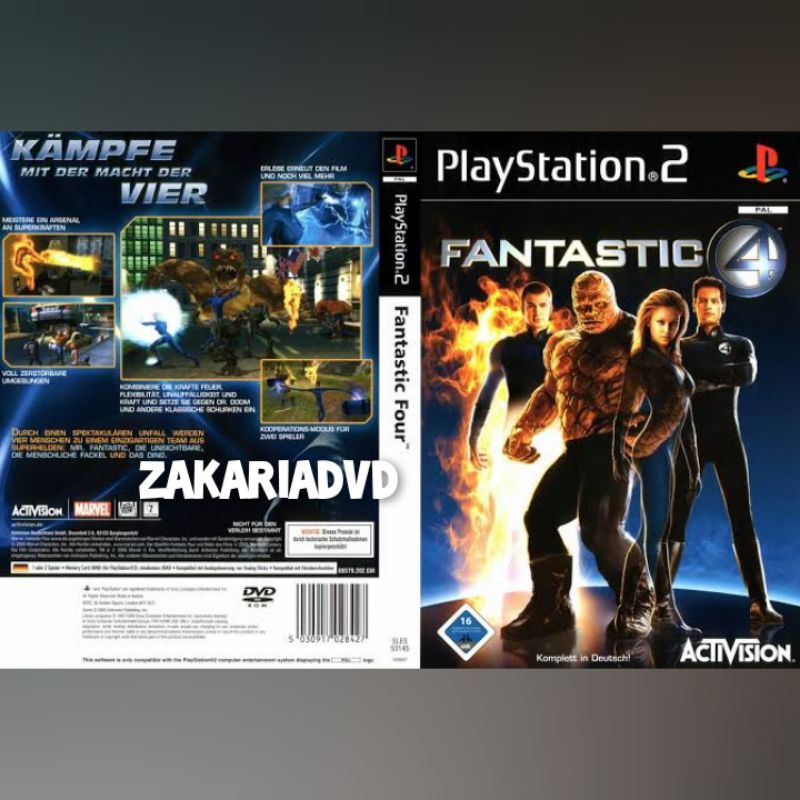 Kaset Ps 2 FANTASTIC 4