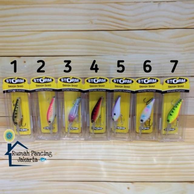 Lure Umpan Storm Smash Shad SMS 05