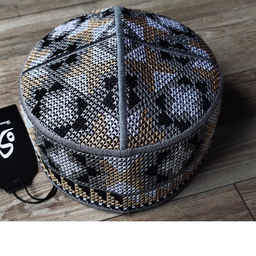 Peci Pakistan Full Bordir Original / Peci Premium / Peci Exclusive / Peci Elegant / Peci Haji Hamada