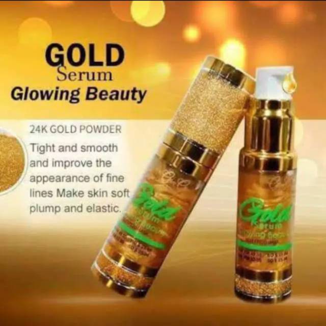 serum gold glow glowing original . serum gold