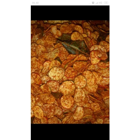 

RB22 seblak krupuk bawang bantat pedas daun jeruk 500gram