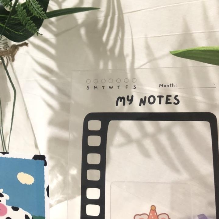 

Ready TT6EH [STICKER] Acrylic Planner A5 To do list notes Korean aesthetic cute ins 77 Dijual Murah