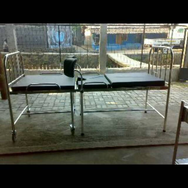 Bed Pasien Verlos  Bed Partus Stainless