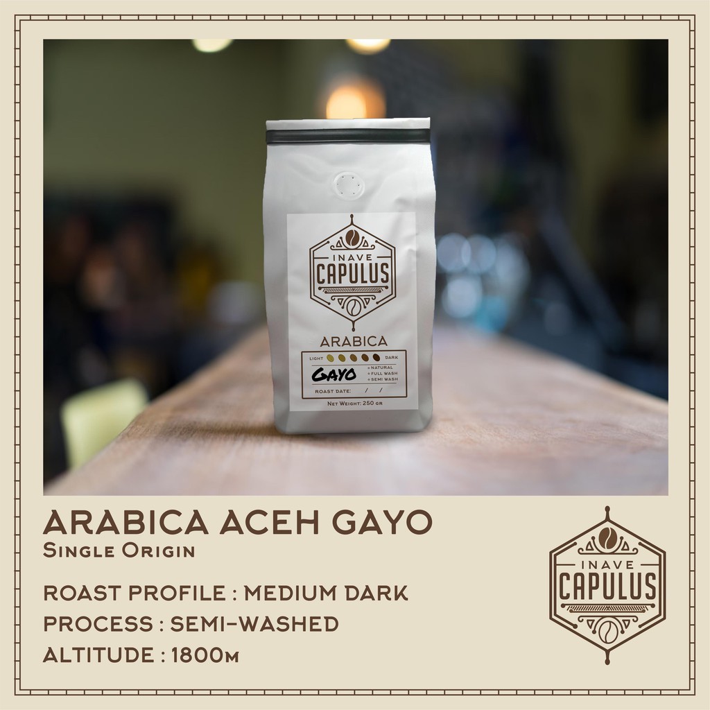 

Kopi Arabica Aceh Gayo Semi Wash [Single Origin] - 250 Gram