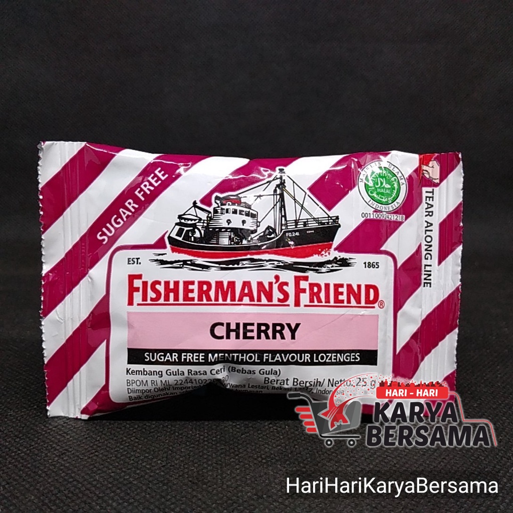 

PERMEN FISHERMAN'S FRIEND SUGAR FREE CHERRY 25GR