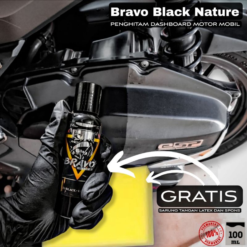 Bravo Black Nature - Penghitam body motor mobil
