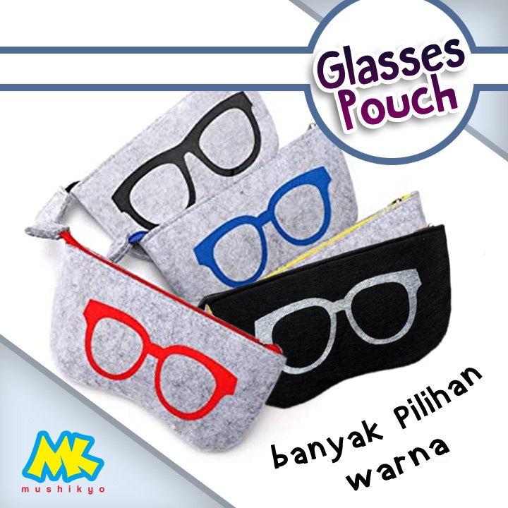 Pouch tempat Kacamata / glasses purse bag