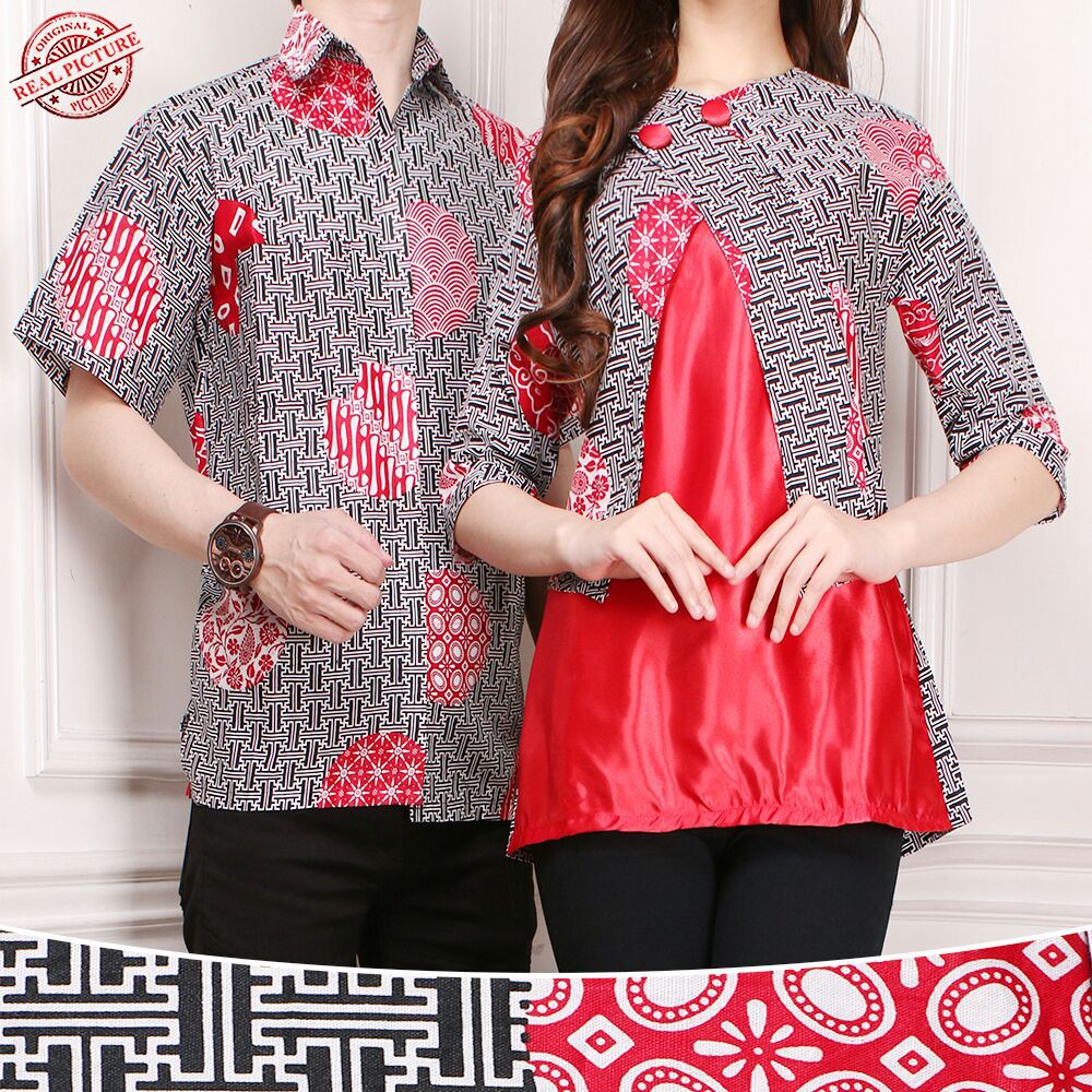 Widya Couple Batik blouse dan atasan M-XL